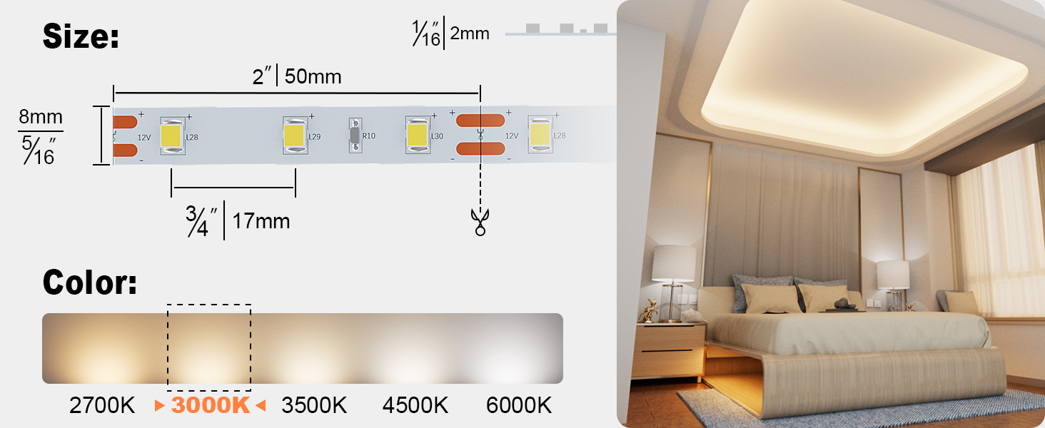 warm white led strip