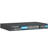 TEROW 22 Port Multi-Gigabit L3 Managed Switch| 16 x 2.5G Ethernet Ports, 6 x 10G SFP+ Ports| 240G...