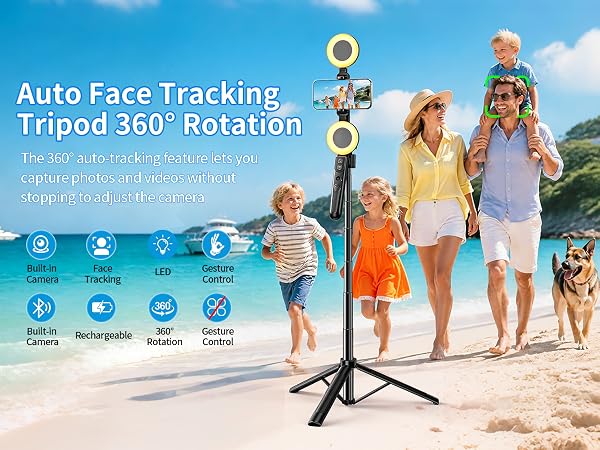 auto face tracking tripod