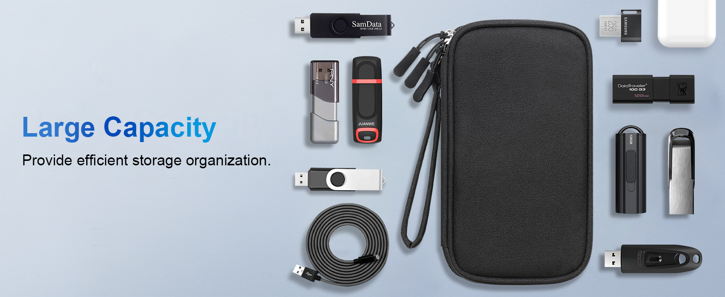 Usbs flash drive organizer