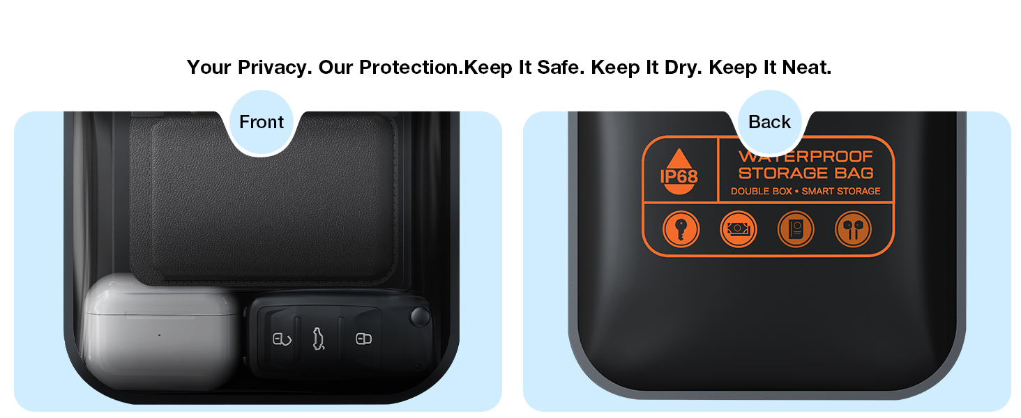 phone case waterproof pouch privacy