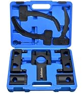 LainKeen Camshaft Phaser Timing Chain Tool, Camshaft Holding Tool Crankshaft Pulley Wrench Compat...