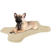 Small Dog Mat Washable Memory Foam Crate Bed Pad for Puppy Dog Cushion Mat Anti Slip Flat Dog Cag...