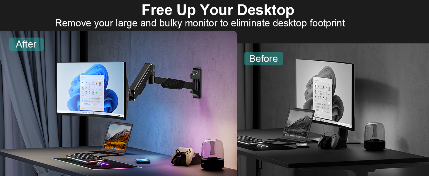 monitor wall mount heavy duty