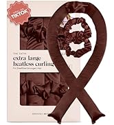 Kitsch XL Satin Heatless Hair Curler Set - Heatless Curls Overnight, Hair Rollers for Soft Curls ...
