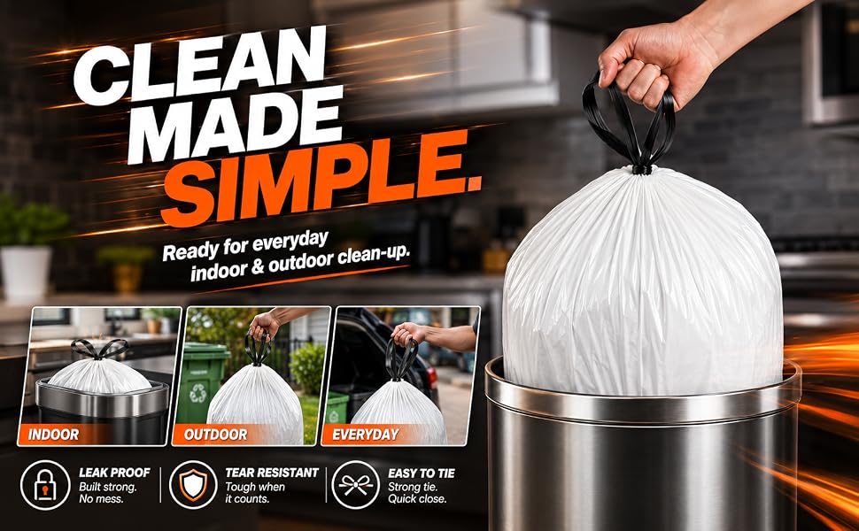 bathroom trash bags