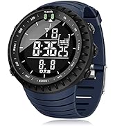 PALADA Men's Digital Sports Watch Waterproof Tactical Watch with LED Backlight Watch for Men