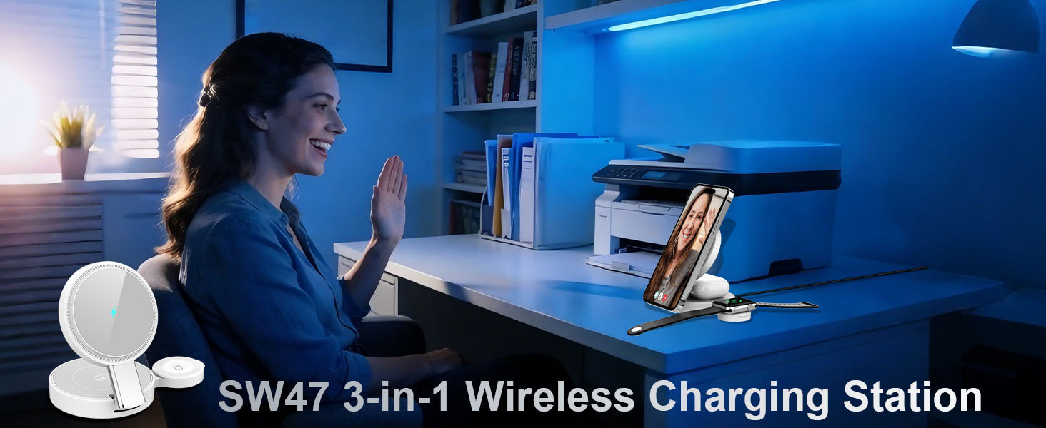 charger travel iphone charger 3 in one foldable