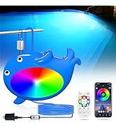 Daymeet LED Pool Lights, 18W RGB Dimmable Underwater Submersible Lights for Inground Pools Waterp...