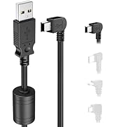 Gonifeto Dash Cam Charger Cable,(10Ft 18AWG)Thicker Shielded Mini USB Charging Cable for Garmin N...