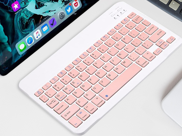 ipad keyboard pink