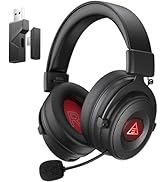 EKSA USB Gaming Headset for PC - Computer Headset with Detachable Noise Cancelling Mic, Surround-...