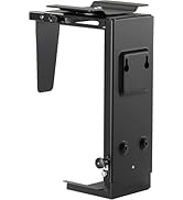 Pholiten Under Desk CPU Mount, Universal PC Wall Mount, 3.94 to 11.61 Inch Wide Computer Case CPU...