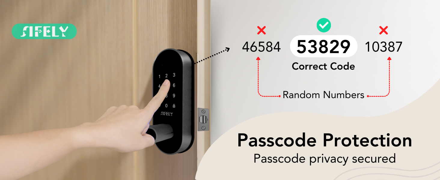 Sifely S wifi passcode protection black
