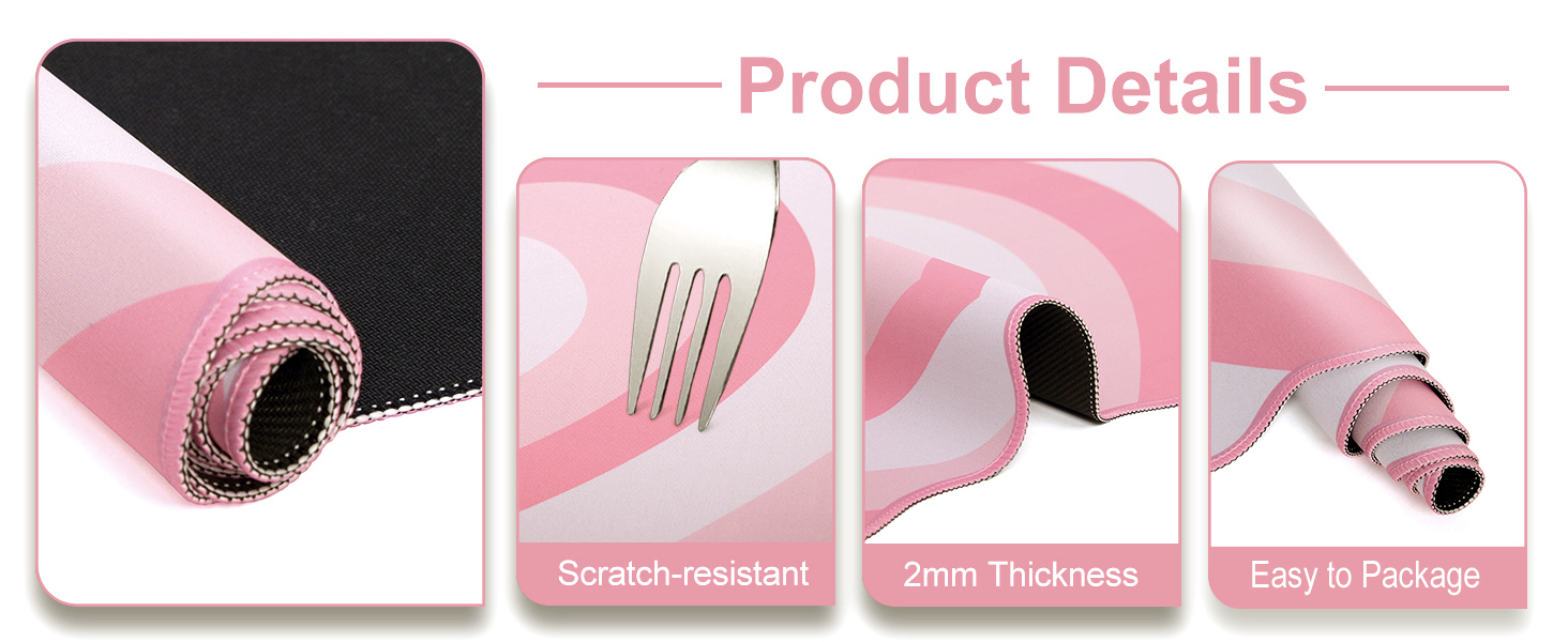 pink mouse pad