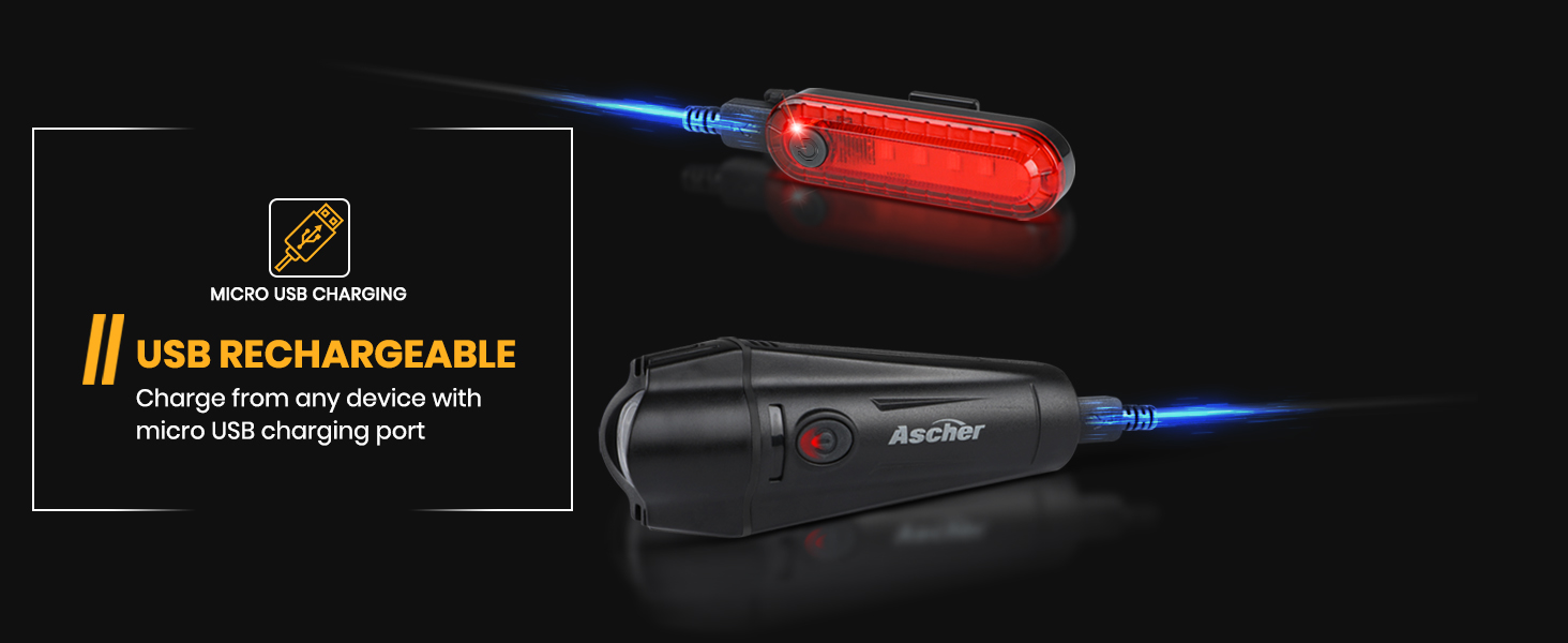 USB Rechargeable Bike Light