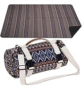 Picnic Blankets Outdoor Extra Large-Waterproof Picnic Blanket with Shoulder Carry Strap | Machine...