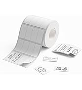 0.4'' x 0.8''x4 (10x20mmx4) Labels Refill for Label Maker B1/B21/B3S/K3(White)