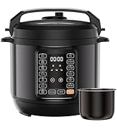 DUMOS 16-in-1 Electric Pressure Cooker, 6QT Programmable Multi Cooker with 12 One-Touch Presets, ...