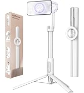 KraftGeek 64" Magnetic Phone Tripod for iPhone MagSafe, Reinforced Aluminum Selfie Stick Tripod S...