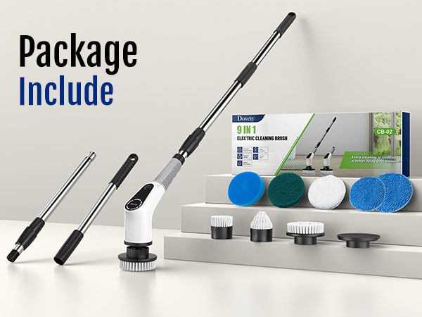 Electric spin scrubber