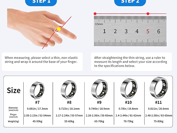 smart ring women fitness health men step tracker sleep anillo inteligente mujer anillos