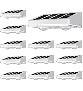 NIORSUN Solar Fence Lights,12 Pack Solars Deck Light,Warm White Color,Outdoor Bulb Waterproof Led...