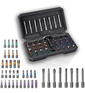 42 in 1 Magnetic Screwdriver Set, DIY Ratchet Screwdriver Set, Multi Bit Magnetic Drive with Ratc...