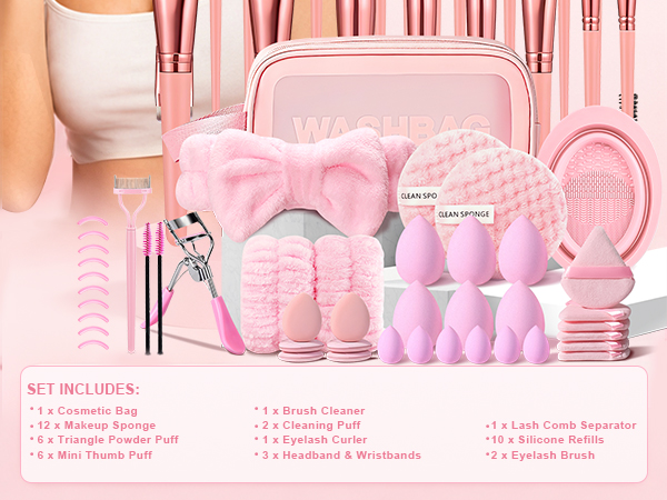 Makeup Tool Set with Case