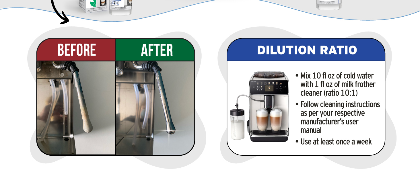 Milk Frother Cleaner Milk System Cleaner Coffee Machine