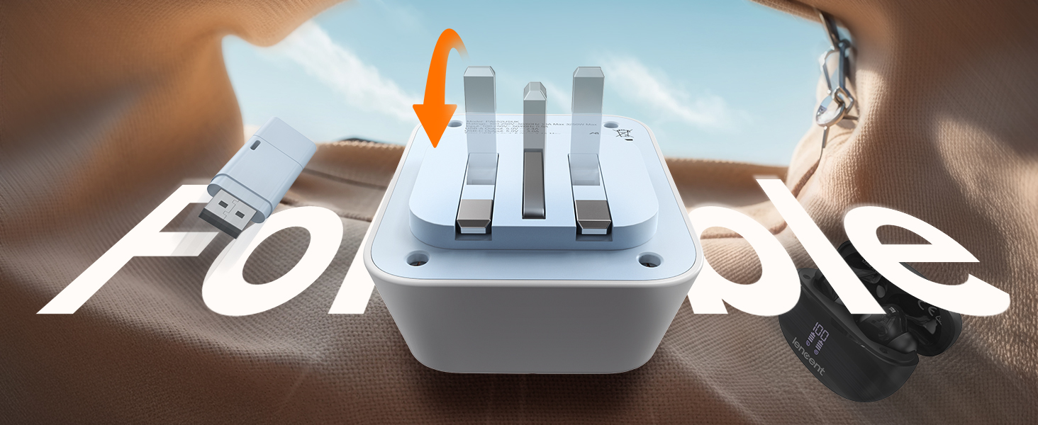 US to UK Plug Adapter