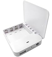 Battery Operated Phone Charger Emergency|USB Battery Powered Power Bank Portable 4 AA Batteries P...