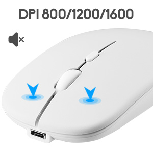 Bluetooth Keyboard and Mouse Combo for iPad - Rechargeable Wireless Keyboard