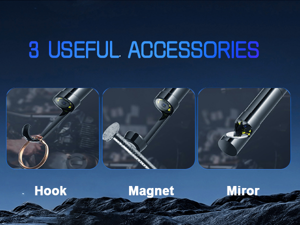 endoscope camera with light