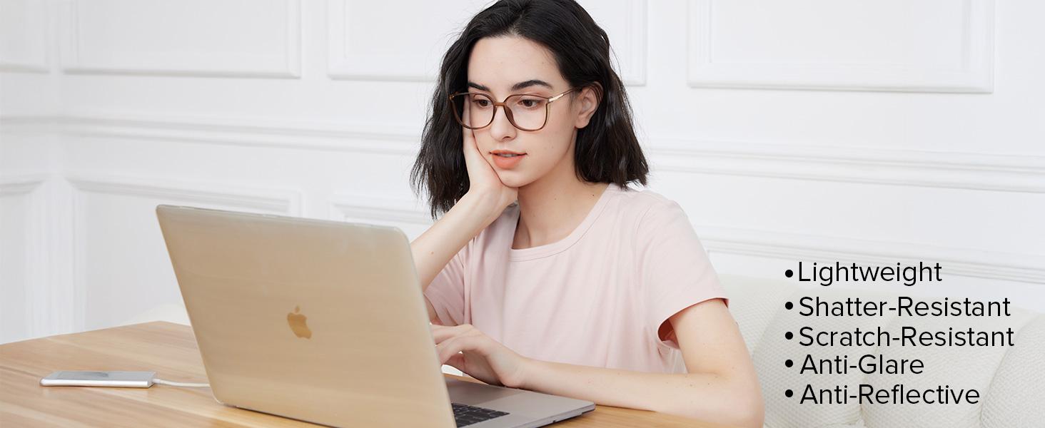 blue light glasses for woman