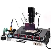 YIHUA 1000B- 4 in 1 Station - IR Infrared BGA, Preheater, Soldering Station and Hot Air Rework St...