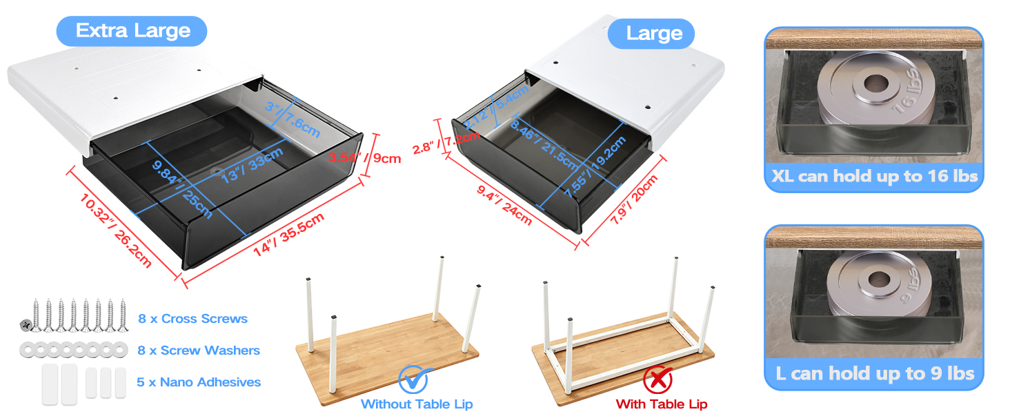 Hidden Desktop Organizer