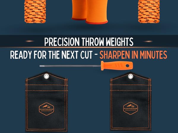 rope chainsaw and weight bags