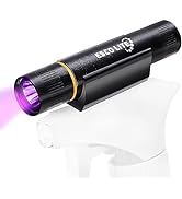 ESCOLITE Black Light Flashlight Mini, 385nM UV Flashlights for pet urine detection, Stickable Ult...