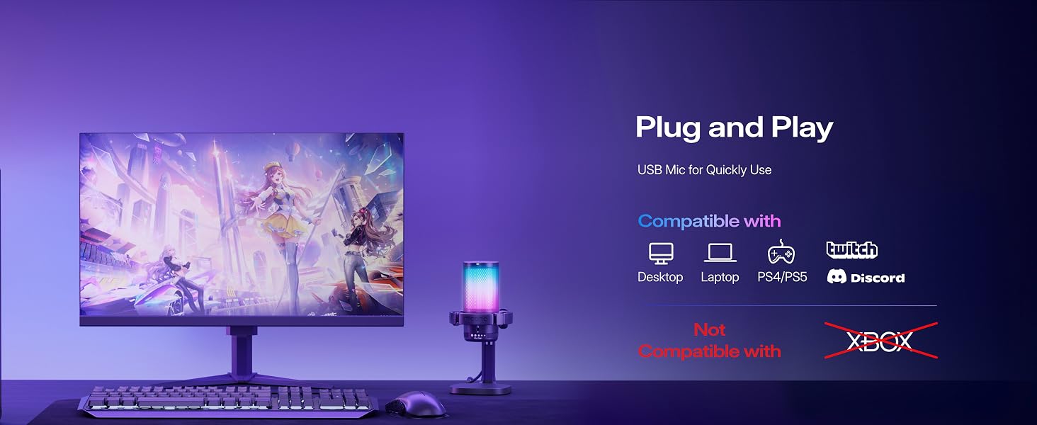 PC gaming microphone 