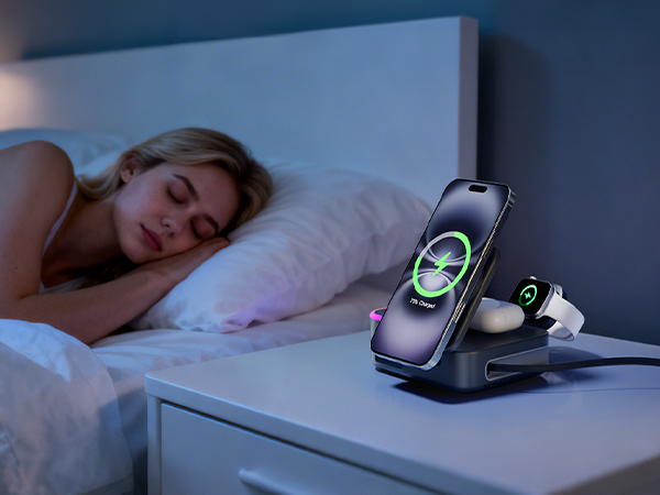 charging station 8 in 1 wireless charger multi device charger Apple