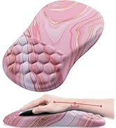 Laokiiy Mouse Pad Wrist Support, Ergonomic Mouse Pad with Wrist Rest, Comfortable Computer Mouse ...