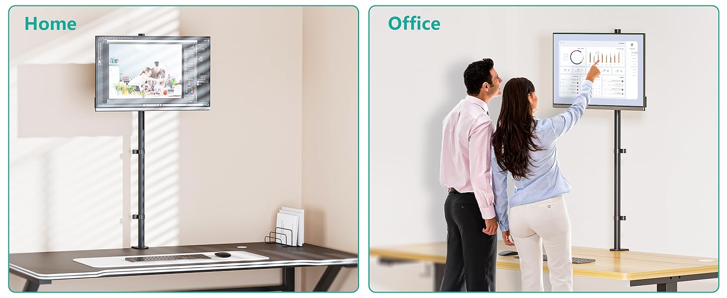 pole monitor mount vivo single monitor arm desk mount monitor mount single