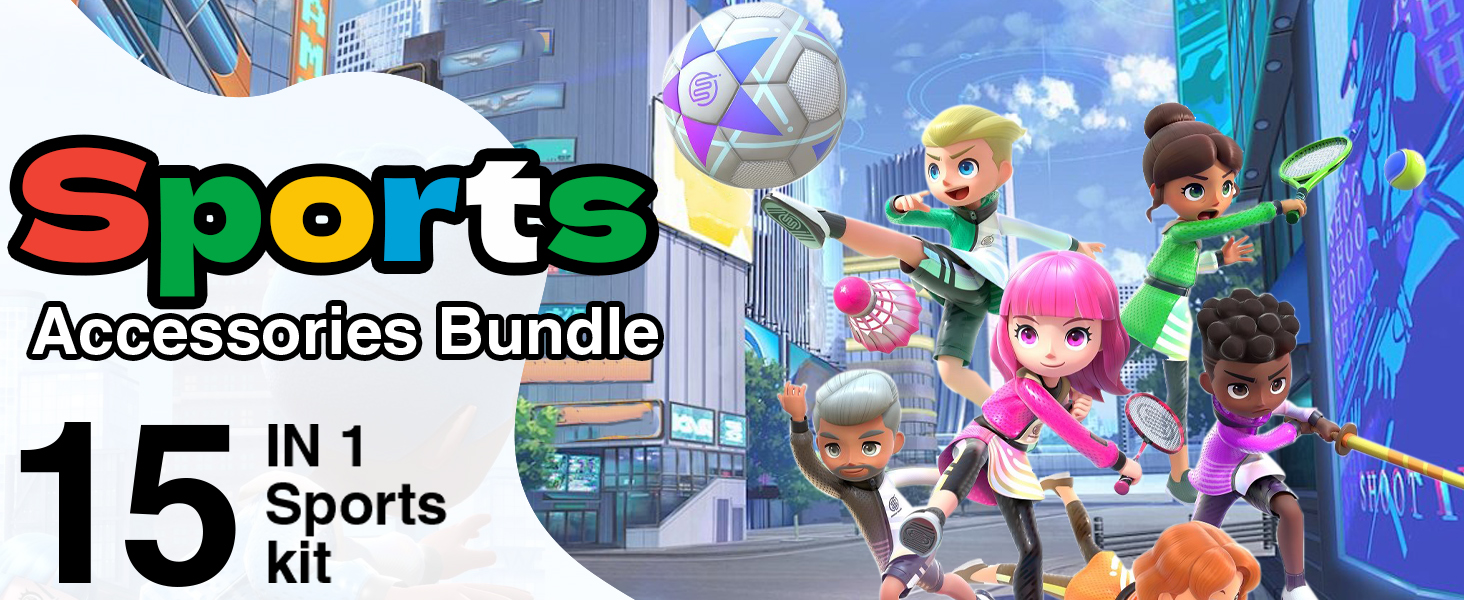 Switch Sports Accessories Bundle with Storage Bag