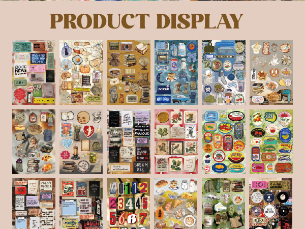 vintage stickers