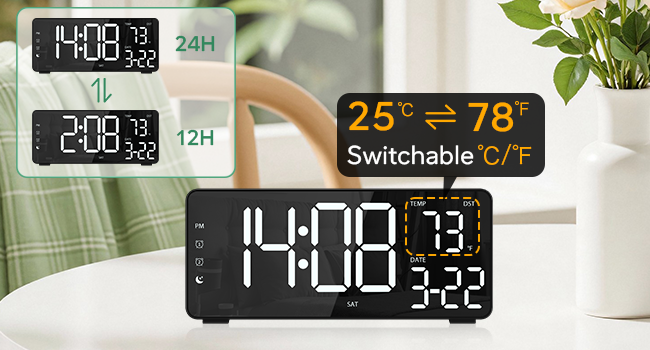 alarm clocks for bedrooms