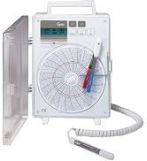 Supco CRTH2 Temperature, Humidity and Dew Point Recorder with LCD Display, 6" Chart Diameter, -40...