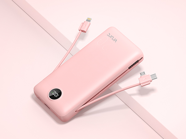 20000mah power bank with cables