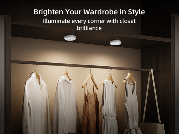 closet lights motion sensored