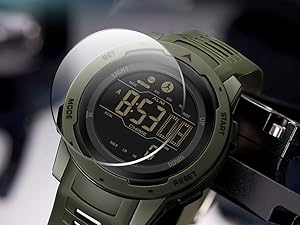 clear mirror acrylic scratch resistant wear resistance durable tough watch